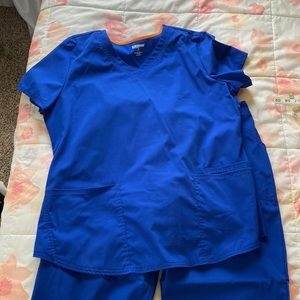 Royal Blue SCRUBSTAR Scrub Set